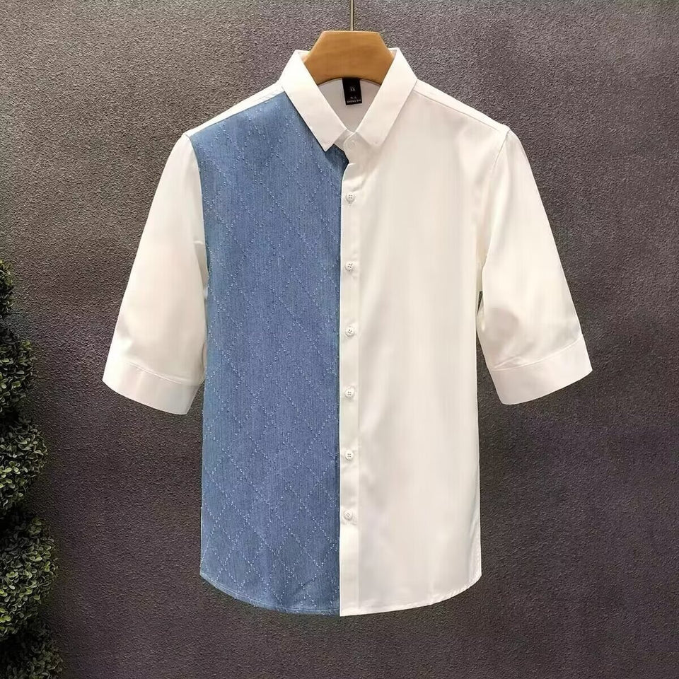 Advanced '1 Side' Half Contrace Colour Shirt for Men